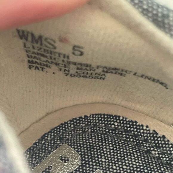 EUC Report Womens Denim Open Toed Wedge Sandals Size 5 - Picture 5 of 5